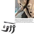 thumbnail image 4 of M Buder 5 Pcs Pry Bar Wrench Adapter Head Set, 1/2in & 3/8in Drive Crowbar with L Shape Prybar and Extension Bar, Heavy-Duty Half Shaft Removal Tool Kit (23 x 19 x 5 cm / 9.05 x 7.48 x 1.97 inches), 4 of 9