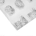 thumbnail image 5 of 6PCS Clear Stamps DIY Decorative Number Words Transparent Stamps for Handbook Card Making Scrapbooking, 5 of 5