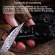 thumbnail image 5 of Camping Pocket Edc Gear Tres Etapas Afilador De Cuchillos Bolsillo Herramienta De Supervivencia Al Aire Libre Anzuelo Piedra De Afilar Kearding OD006342-00, 5 of 6