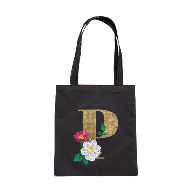 Bolsa de almacenamiento de lino ecológica con mosaico de diamantes para manualidades, decoración del hogar hecha a mano Hugtrwg Para estrenar