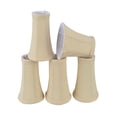 thumbnail image 1 of Aspen Creative Corporation 4'' Linen Bell Candelabra Shade (Set of 5), 1 of 6