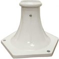 thumbnail image 1 of Dabmar Lighting BS300-W Surface Mounted Base for 3 in. O.D Round Post Galvanized Pipe,, 1 of 3