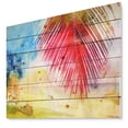 thumbnail image 1 of Design Art - Aquarelle Rétro Feuille de Palmier, 1 of 5