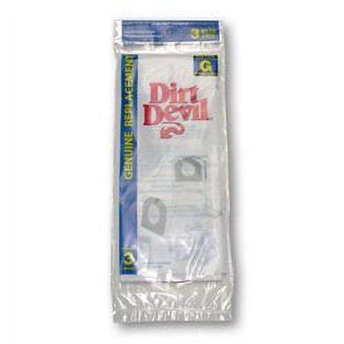 Compatible with Dirt Devil Paper Bag, Compatible with Royal Type G Hand Vac Adapt Req'd 3pk