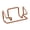 Rose Gold, variant on Metal Card Organiser Hollowed Iron Wire Business Card Storage Stand Card Display Rack Hold 70 Sheets For Office Desk