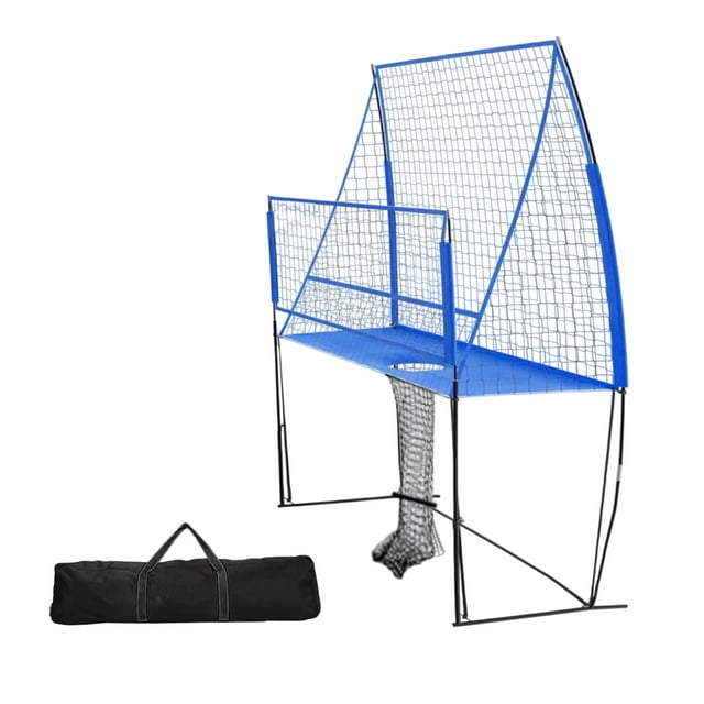 Práctica de voleibol Neta Equipo de entrenamiento de voleibol Accesorios multipropósito Net Suministros de configuración fácil de comunicación para Azul