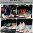thumbnail image 3 of DISNIMO SUV Cargo Liner for Dogs Hummingbird Flower Printed All Weather Trunk Mat Non-Slip Scratch-Proof Pet Cargo Liner Floor Mat Suitable for Most Car Models, 3 of 7