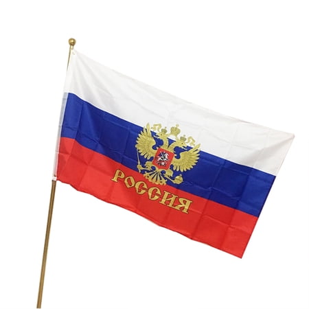 Sorven Polyester Flag Flag Banner, Russia National Flag Polyester for Office