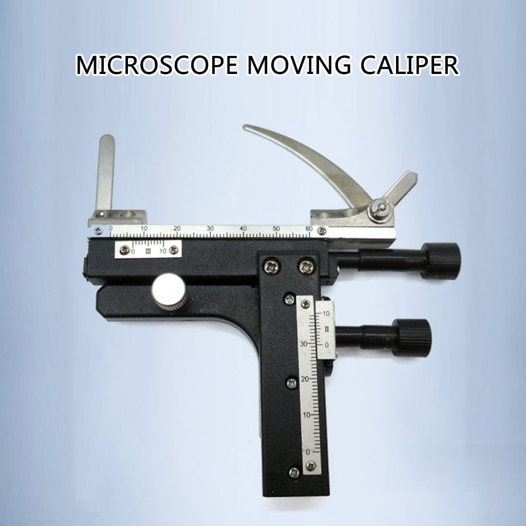 MOMOJIA Microscopic Verniers Caliper Graduated Microscope Mechanical Stage Movable Stage