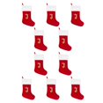 thumbnail image 1 of Billuyoard Medias navideñas personalizadas - Ambiente festivo con tejido de precisión J roja grande J roja grande 10Conjunto, 1 of 6