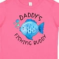 thumbnail image 4 of Inktastic Daddy's Fishing Buddy with Cute Blue Fish Boys or Girls Baby T-Shirt, 4 of 5