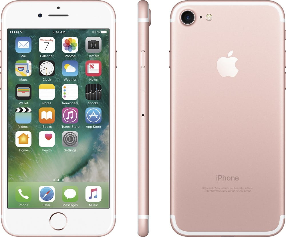 Restored Apple iPhone 7 128GB, Rose Gold - Unlocked GSM (Refurbished)