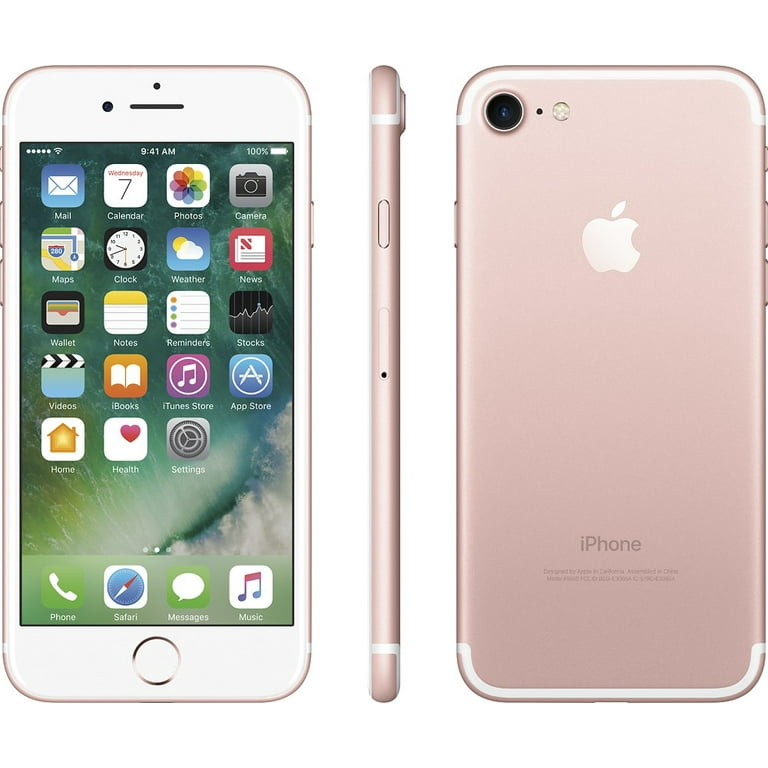 Restored Apple iPhone 7 32GB, Rose Gold - Unlocked GSM (USED)