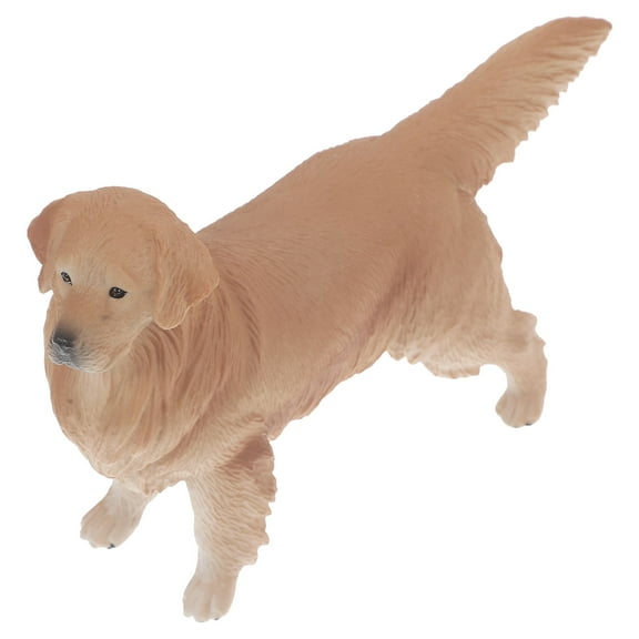 LOLIPPYY Simulation Puppy Puppy Toys Light Brown Plastic 1Pcs for Home Decoration