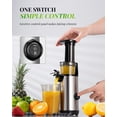thumbnail image 4 of SHARDOR Compact Powerful Juicer – Easy-to-Clean Fruit and Vegetable Juicer, Low-Noise Juicer Machine, High Juice Yield, 600ml Juice Extractor, Includes Brush, 4 of 8
