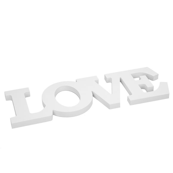 Wood Sign,Wood Love Sign White Love Letters Decoration Wooden Letters Decoration Best in its Class