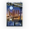 thumbnail image 2 of Old Town, San Diego, California, Skyline at Night (12x18 Wall Art Poster, Room Decor), 2 of 3