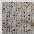 thumbnail image 4 of Soimoi Animals Print, Poly Taffeta Fabric, Decor Sewing Fabric by The Yard 56 Inch Wide, Decorative Fabric for Outdoor Upholstery, Umbrellas and Home Accents, Gray, 4 of 5