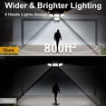 thumbnail image 3 of Luz LED Solar con Sensor de movimiento para exteriores, lámpara de emergencia impermeable para jardín, Camping, seguridad nocturna, 270, 3 of 4