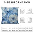thumbnail image 6 of Acheng Watercolor Light Blue and Indigo Dandelion Wild Flowers Throw Pillow Covers Decorate Home Living Room Bedroom,Spring Summer Cottagecore Pillowcase Set of 2 White, 6 of 6
