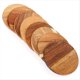 thumbnail image 5 of 16 Posavasos de Madera Sin Terminar, Redondos de 10 cm para Manualidades con Puntos de Silicona Antideslizantes para Manualidades TeñIdas., 5 of 5