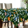 thumbnail image 5 of Yayeee Tablecloths 54" x 54" Rectangle Wrinkle Resistant Party Table Cover, Flourish Flowers Pattern, 5 of 8