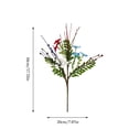 thumbnail image 3 of Boovnll Patriotic Berry Stems, Artificial White Blue Red Berry Stems 4th of July Table Decorations for Home, Dining Table Centerpiece Decor, 4th of July Decorations, 3 of 7