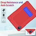 thumbnail image 5 of BMOUO Case for onn 12.1" Tablet Pro Gen 4 2024 (Model:100146663), Heavy Duty Shockproof Rugged Protective Case with Built-in Stand/Pencil Holder for Walmart Onn Tablet 12.1 inch 2024,Blue+Red, 5 of 6