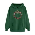 thumbnail image 3 of Birdeem Hauts Dénudés pour Femmes, Sweat à Capuche Imprimé à Manches Longues, Tenue d'Entraînement, 3 of 6