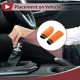 thumbnail image 3 of Protector de pomo de cambio de coche universal Unique Bargains, cubierta de pomo de cambio, cubierta de freno de mano, cubierta de pomo de cambio de felpa naranja, 3 of 7