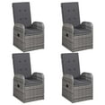 thumbnail image 2 of vidaXL 5 Piece Garden Dining Set Grey, 2 of 9