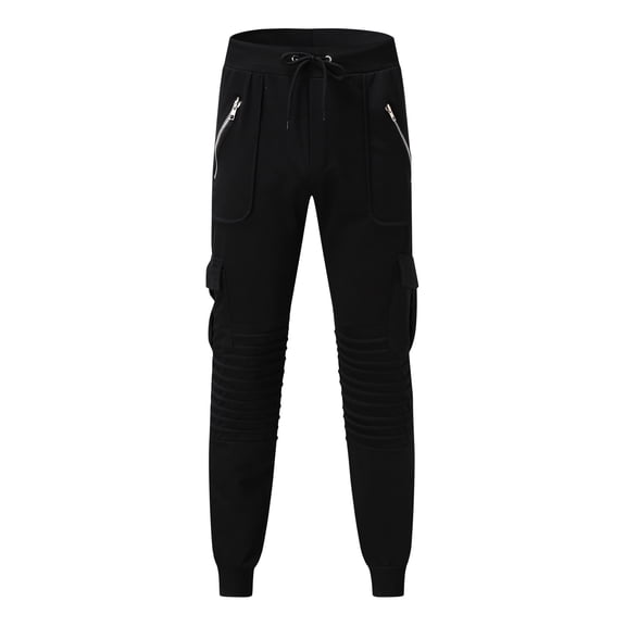 Vedolay Mens Sweatpants Loose Casual Lightweight Pants Home Pants Black,2XL