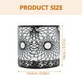 thumbnail image 4 of Minkissy lamp shade Iron Black Retro Design 1 Set for Home Use, 4 of 5