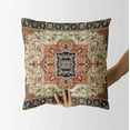 thumbnail image 3 of Terracotta Aztec Boho Pillow Cover 20x20 Inch Vintage Persian Carpet Retro Rust Throw Pillows Decorative Square Pillow Cases Farmhouse Outdoor Accent Cushion Cover for Couch Bedroom Sofa Porch Set 2, 3 of 6