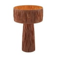 thumbnail image 2 of Shelby Rafia Brick Red Table Lamp, 2 of 9
