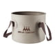 thumbnail image 1 of Cubo de lavabo plegable para almacenamiento de agua, contenedor de agua para exteriores 20L Café 33cmx24cm, 1 of 9