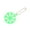 grass green, variant on Snowflake Reflective Warning Pendant Handbag Charm Keychain Kids Safety Reflector Pendants for Walking Running Cycling