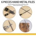 thumbnail image 5 of 6 Piece File Set, Files and Rasps, Needle Files, Diamond Rasp Files Repair for Wood/Metal/Workshop/Plastics, 5 of 5