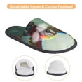 thumbnail image 3 of Fotbe Flying Parrots In Jungle Pantuflas Peludas para Mujer con Estampado, Zapatillas de Peluche, Zapatos de Invierno para Casa, Uso Interior y Exterior-Medium, 3 of 8