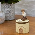 thumbnail image 2 of First Communion Praying Boy Resin Stone 5 inch Keepsake Box, 2 of 5