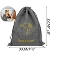 thumbnail image 1 of Dvruxg Drawstring Storage Bags for Hair Dryer, Blow Dryer Travel Case with Drawstring Shoe Pouch, Universal Cosmetic Bag for Travel Wallet Organizer, 1 of 3