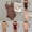 001-Coffee, variant on Shapewear Bodysuit Womens Seamless Lace Underwire Full Body Shaper Tummy Control Corset Fajas