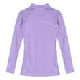 thumbnail image 4 of iiniim Women's Shiny Silky Long Sleeves T-Shirt Gym Top Yoga Shirts Casual Compression Workout Tops, 4 of 7