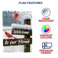thumbnail image 4 of America Forever Cardinals Winter Welcome Garden Flag, 12.5 x 18 inch Double Sided, Snow Bird Holiday Decor, Red Outdoor Yard Banner, Christmas Seasonal Decorative Flag, 4 of 4