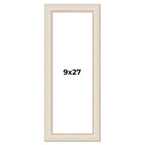 9x27 Frame White Real Wood Picture Frame Width 1.75 inches | Interior Frame Depth 0.5 inches |