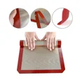 thumbnail image 3 of 2 tapetes de silicona para hornear de 40 cm x 30 cm, 2 piezas, sin BPA, antiadherentes, para hornear, 3 of 5