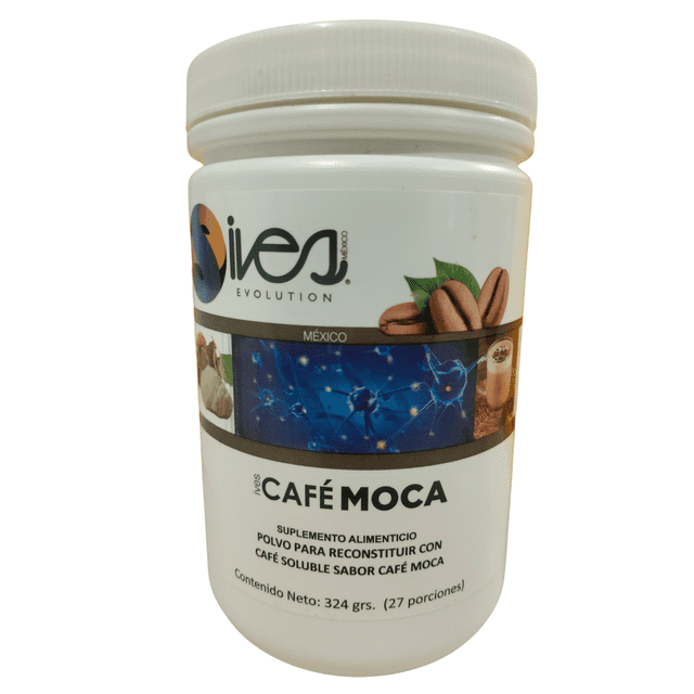 Suplemento En Polvo Café Gourmet Sabor Moca Con Ingredientes Naturales 324 g Ives Evolution