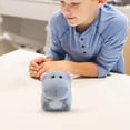 thumbnail image 6 of Cute Sitting Hippo Stuffed Animal 5.91 Inch Soft Gray And White Plush Toy For Bedtime Decor And Companion Gifts, 6 of 6