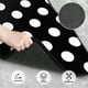 thumbnail image 3 of Balery Black and White Polka Dot Juego de 4 Alfombrillas para Auto, Revestimientos de Caucho Resistente, Diseño Antideslizante, 3 of 7