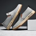 thumbnail image 5 of CANEMON Men's Canvas Slip-On Loafers, LY553, Grey, US 8, 5 of 9